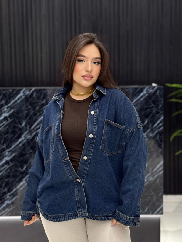 IMG_4335 DARK JEANS JACKET - الصورة 1