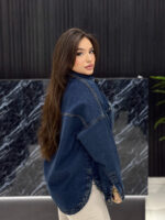 ⁦DARK JEANS JACKET⁩ - الصورة ⁦3⁩