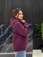 ⁦BURGANDY HOODIE⁩ - الصورة ⁦3⁩