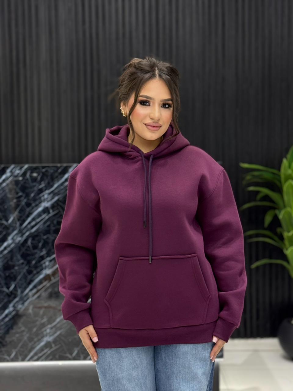 WhatsApp Image 2025-10-30 at 9.20.18 PM BURGANDY HOODIE - الصورة 1