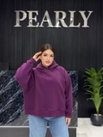 ⁦BURGANDY HOODIE⁩ - الصورة ⁦2⁩